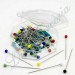 Plastic needles box - Assorted colours - "Fil d'Or" - 49 x 0,65 mm. (100 u.)