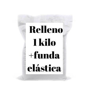 Relleno para Amigurumis Blanco + Funda Elástica 1 kgr. - Casasol