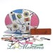 Oval Metal Box "Love Sewing" with Metal Markers